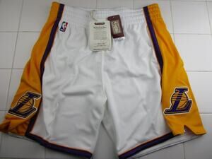 Mitchell & Ness NBA Los Angeles Lakers 2009-10 Shorts White HWC Men's XL (48)